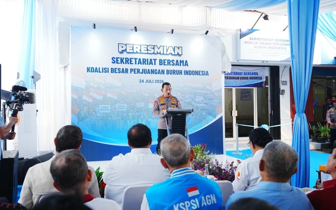 Kapolri: Desk Ketenagakerjaan Hadir Berikan Solusi bagi Persoalan Buruh
