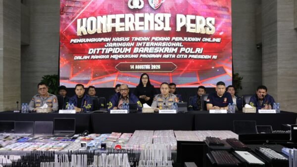 Bareskrim Polri Ungkap Jaringan Judi Online Internasional, Transaksi Capai Rp890 Miliar