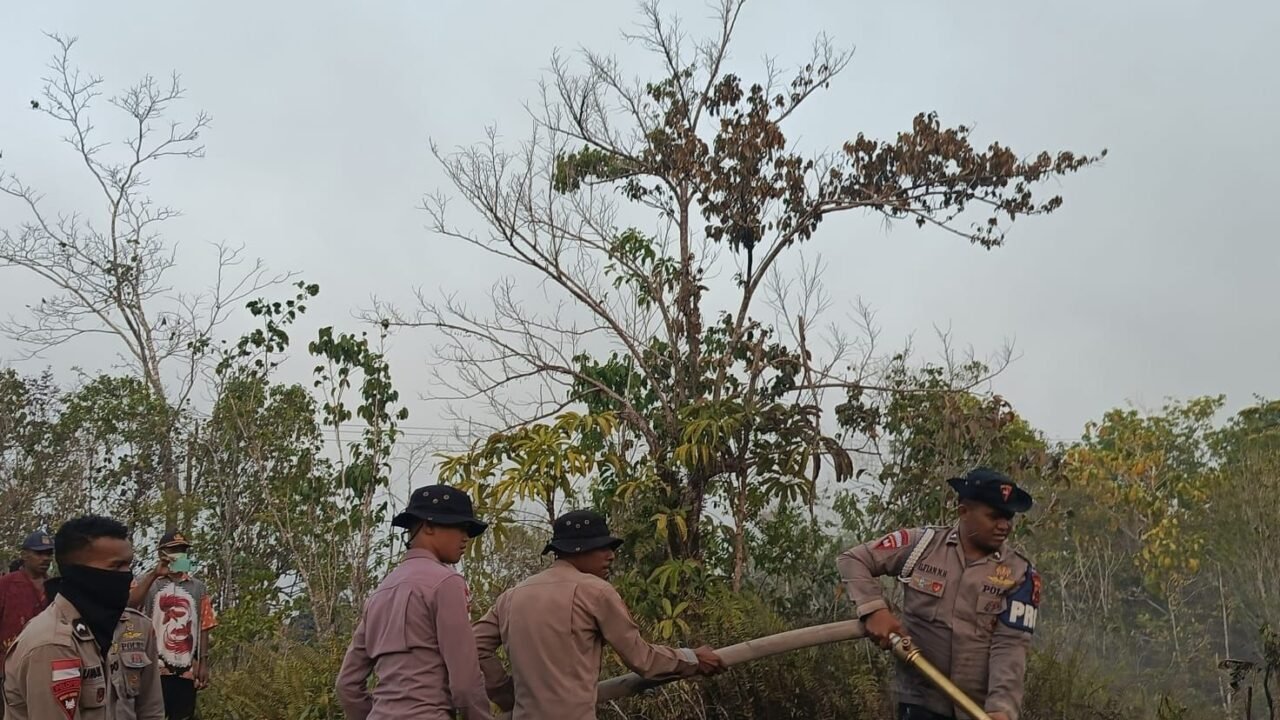 PENANGANAN KARHUTLA HARI KEENAM, BRIMOB KEMBALI TURUN DI BIAK