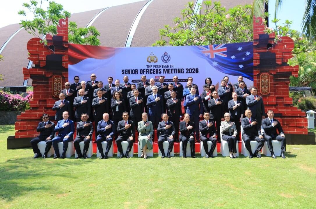 POLRI-AFP PERKUAT KERJA SAMA HADAPI KEJAHATAN TRANSNASIONAL DALAM SOM KE-14 DI BALI